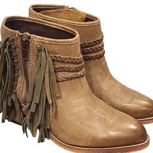 Circle G Shortie w/Side Fringe Boot